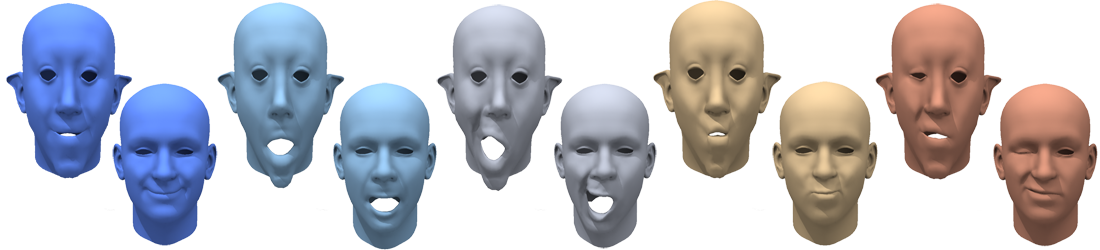 Map-Based Exploration of Intrinsic Shape Differences and Variability