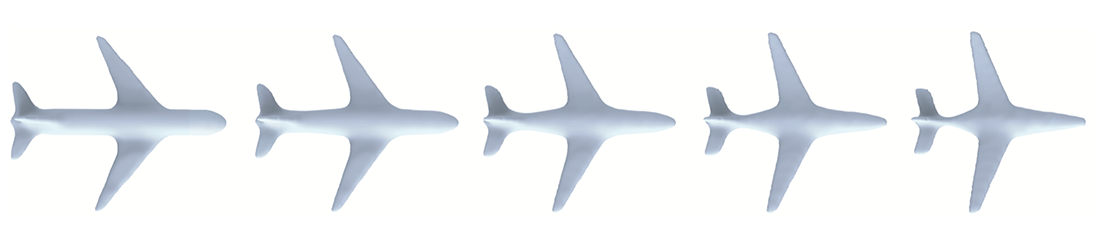 Elastic Correspondence between Triangle Meshes
